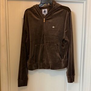 Juicy Couture Chocolate Velour Jacket